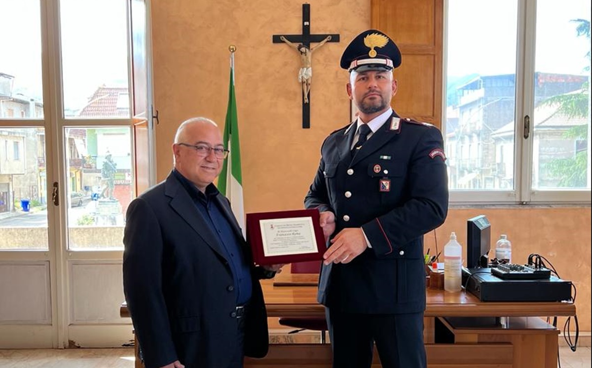 Il comandante dei carabinieri Francesco Roma lascia Oppido dopo 5 anni