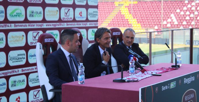Reggina, la presentazione di Pippo Inzaghi: «Orgoglioso di essere qui»
