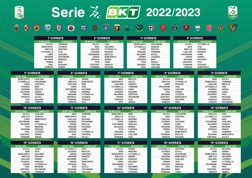 Serie B, Reggio Calabria ospiterà la presentazione del calendario 22/23