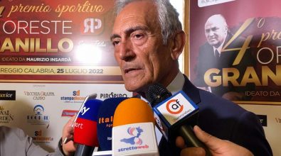 Gravina al Premio Granillo: «Nazionale in Calabria? Servono infrastrutture»