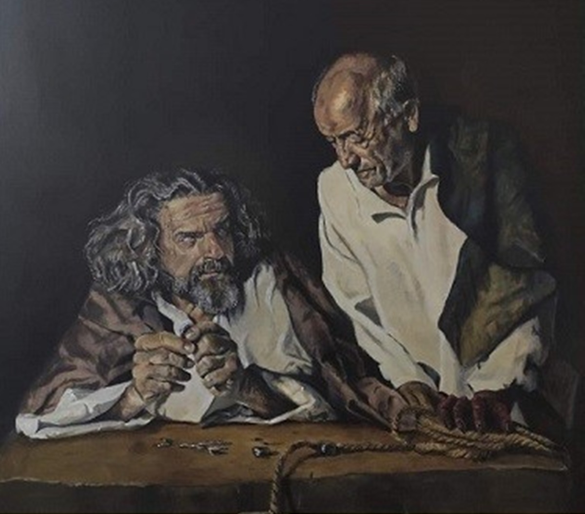 A Reggio la presentazione dell’opera “Giuda e il diavolo” del pittore Alessandro Allegra