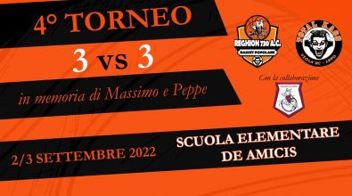 Basket a Reggio, torna il torneo 3 vs 3 in memoria di Massimo e Peppe