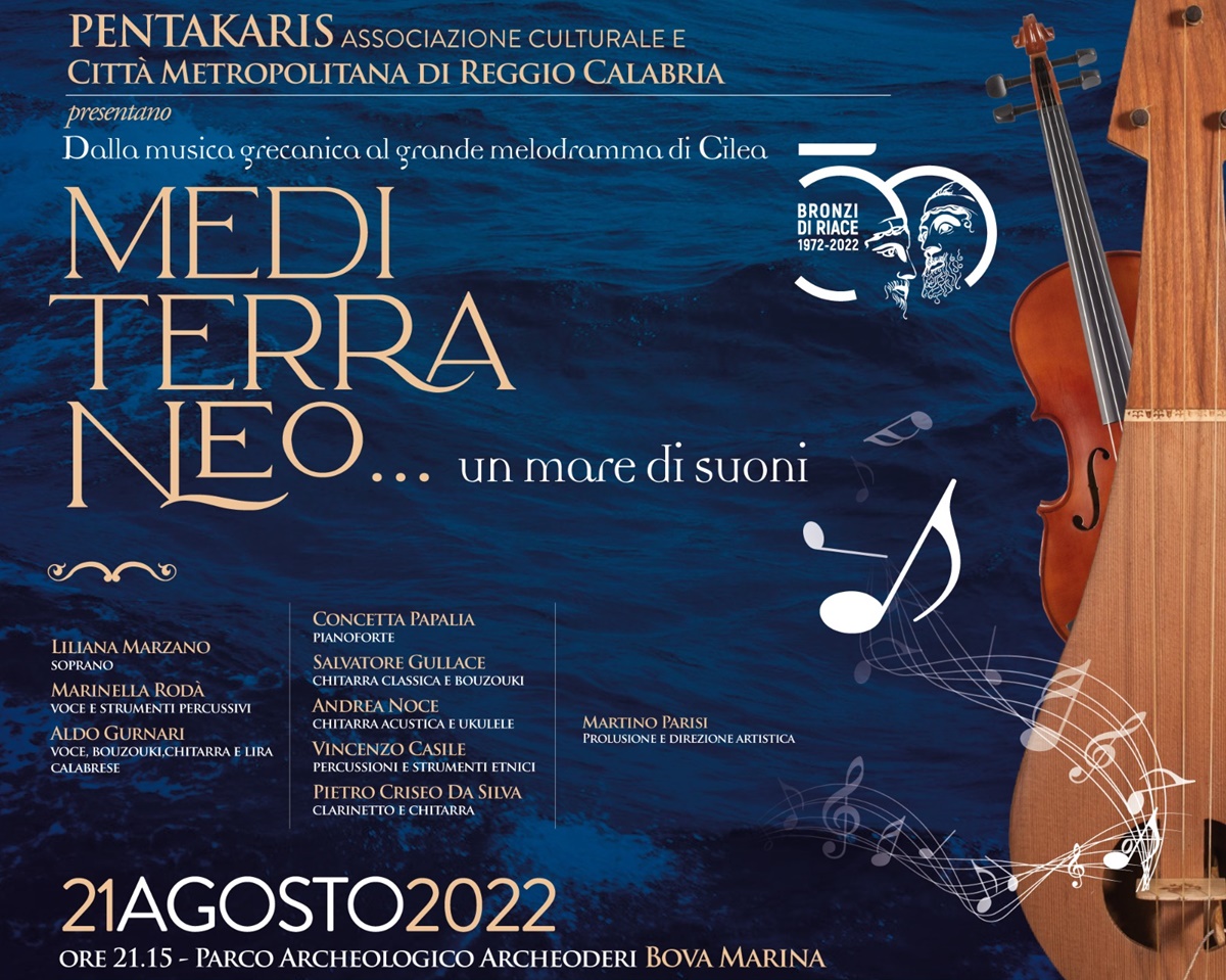 A Bova Marina l’evento “Mediterraneo… un mare di suoni”