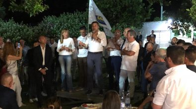 Reggio, Salvini chiude il tour elettorale calabrese: assenze pesanti alla cena militante