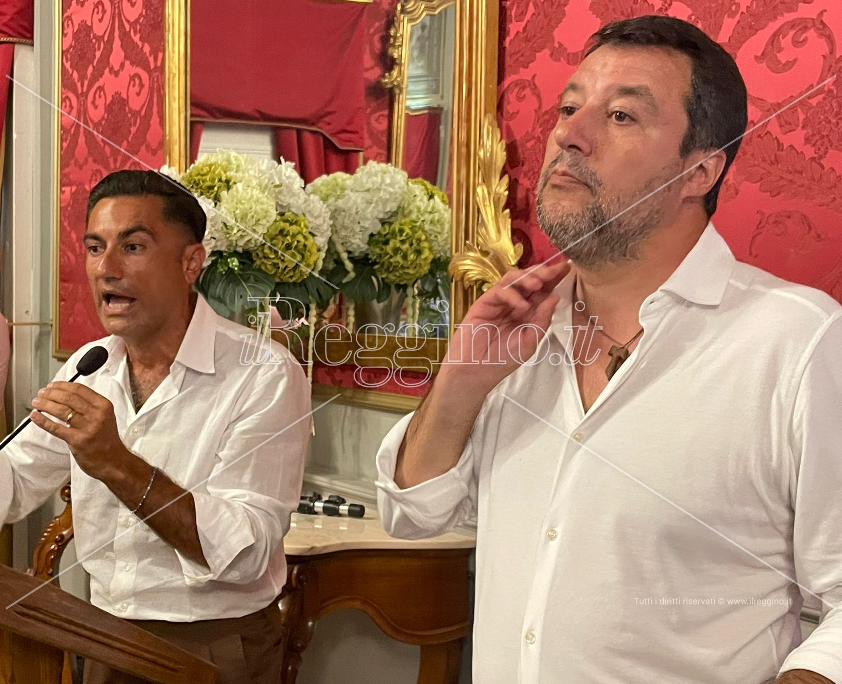 Tendopoli di San Ferdinando, Salvini: «Con Lamorgese stop allo sgombero»