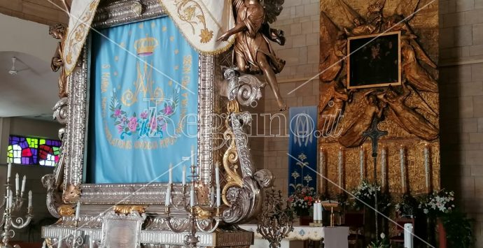 Festa della Madonna a Reggio, ultime ore dell’effigie all’Eremo – FOTO