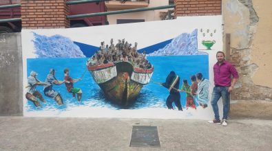 Melicuccà, un murales per celebrare la Festa del rifugiato
