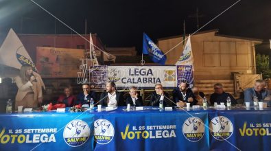 Politiche 2022, la Lega serra le file a Taurianova: «Mandiamo a casa il centrosinistra»