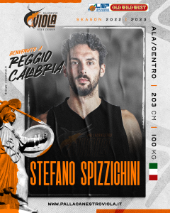 Basket, la Viola prende Stefano Spizzichini