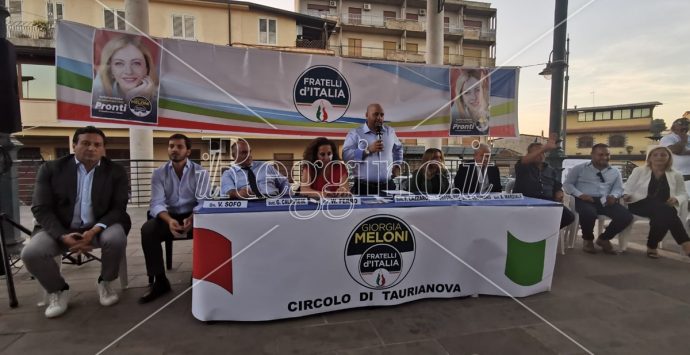 Taurianova, i candidati di FdI incontrano gli elettori: «Serve il vostro aiuto per risollevare la Calabria»