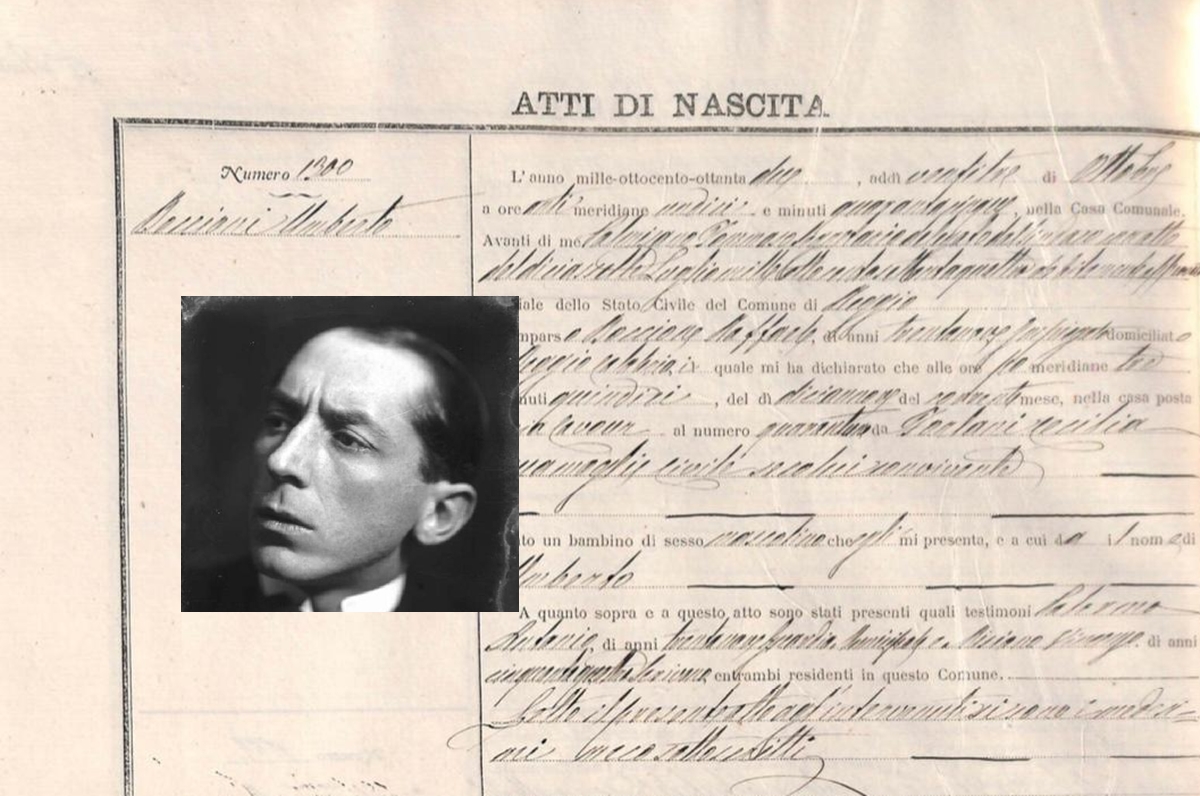 Boccioni, 140 anni fa nasceva a Reggio il genio dell’arte in movimento