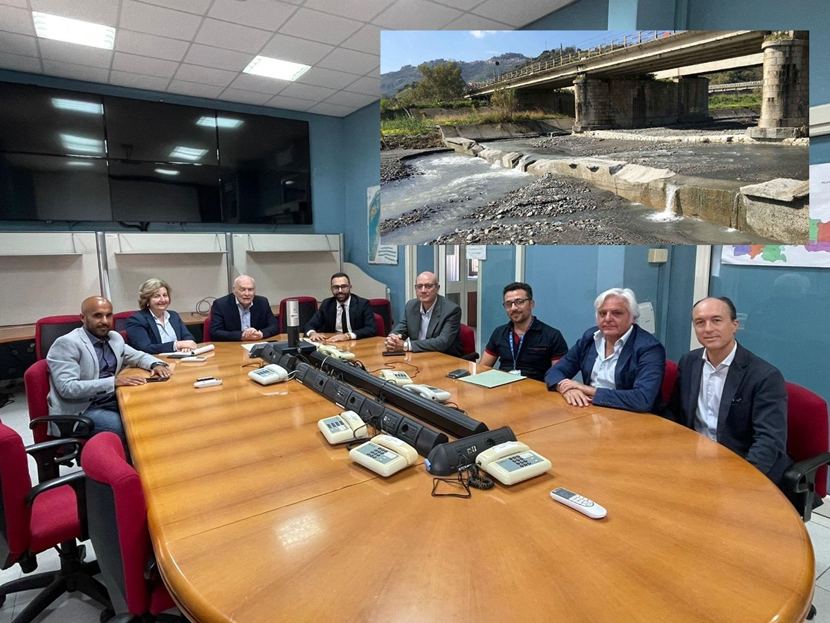 Messina, focus in prefettura per i lavori di rifacimento del ponte sul fiume Agrò