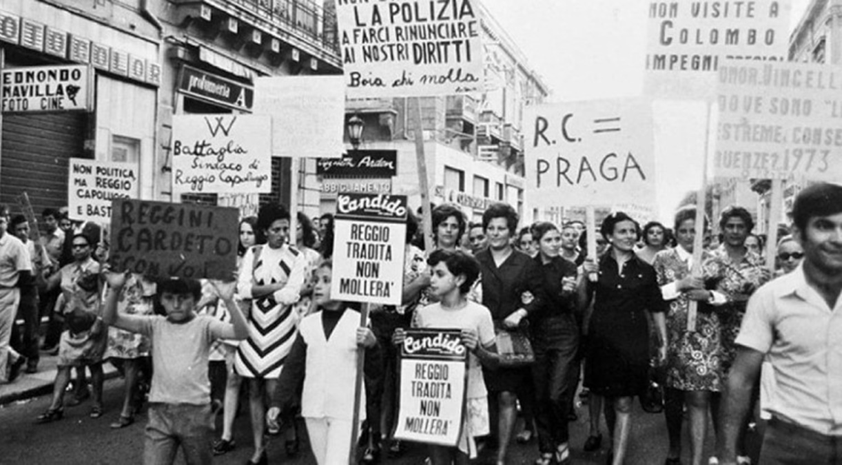 Rivolta di Reggio, Sette Punto Zero: «La memoria e la storia del 14 luglio»