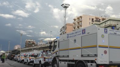Sisma dello Stretto, al porto di Reggio la colonna mobile della protezione civile della Campania – FOTO e VIDEO