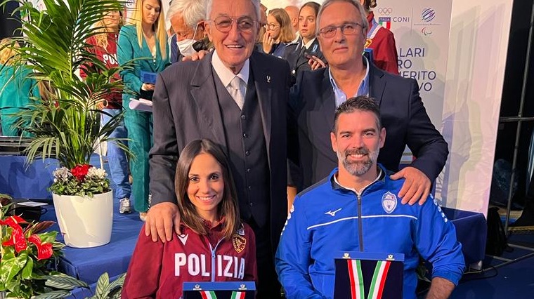 Sport e disabilità, Enza Petrilli premiata con il Collare d’Oro