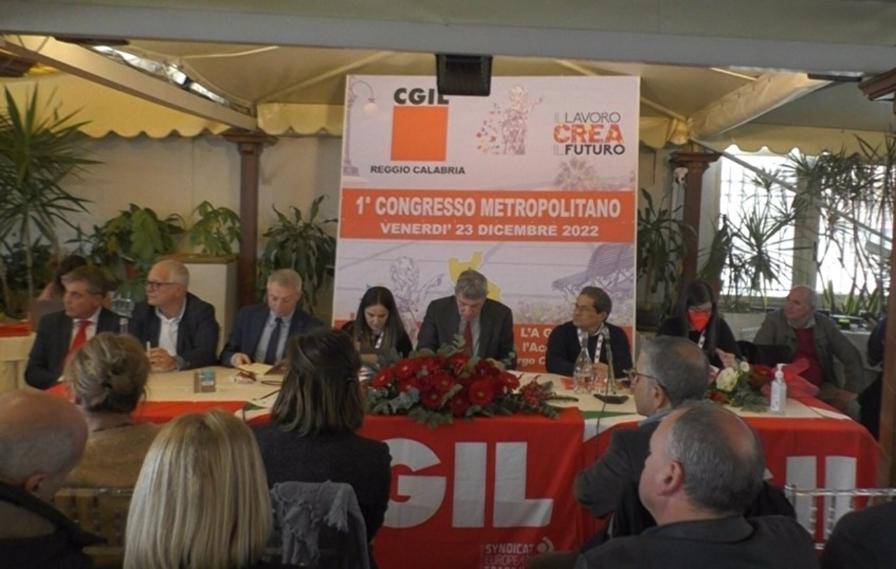 Reggio, Pititto eletto segretario della Cgil metropolitana. Landini: «Nella Manovra il Sud non c’è»