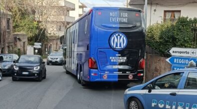 Reggina-Inter, il bus nerazzurro è già arrivato in città – VIDEO