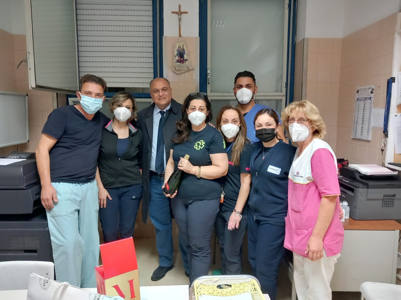 Ospedale di Locri, l’ex sindaco Calabrese in visita al Pronto Soccorso nella notte di San Silvestro