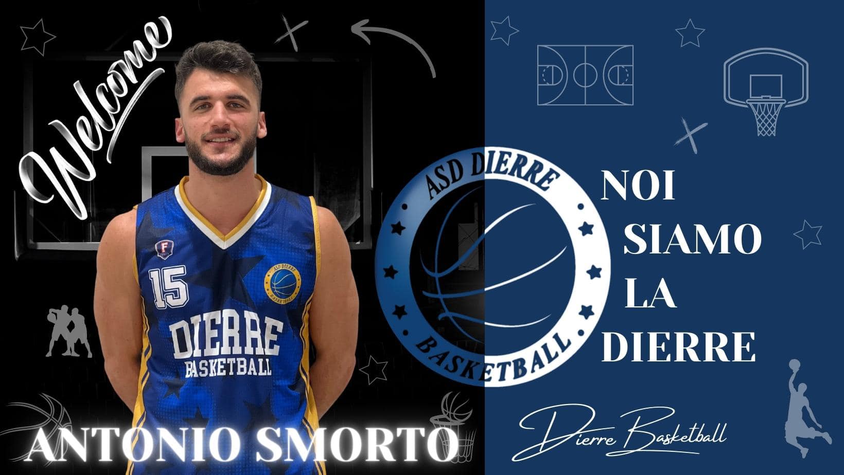 Dierre Basketball Reggio Calabria, colpo di mercato con Antonio Smorto