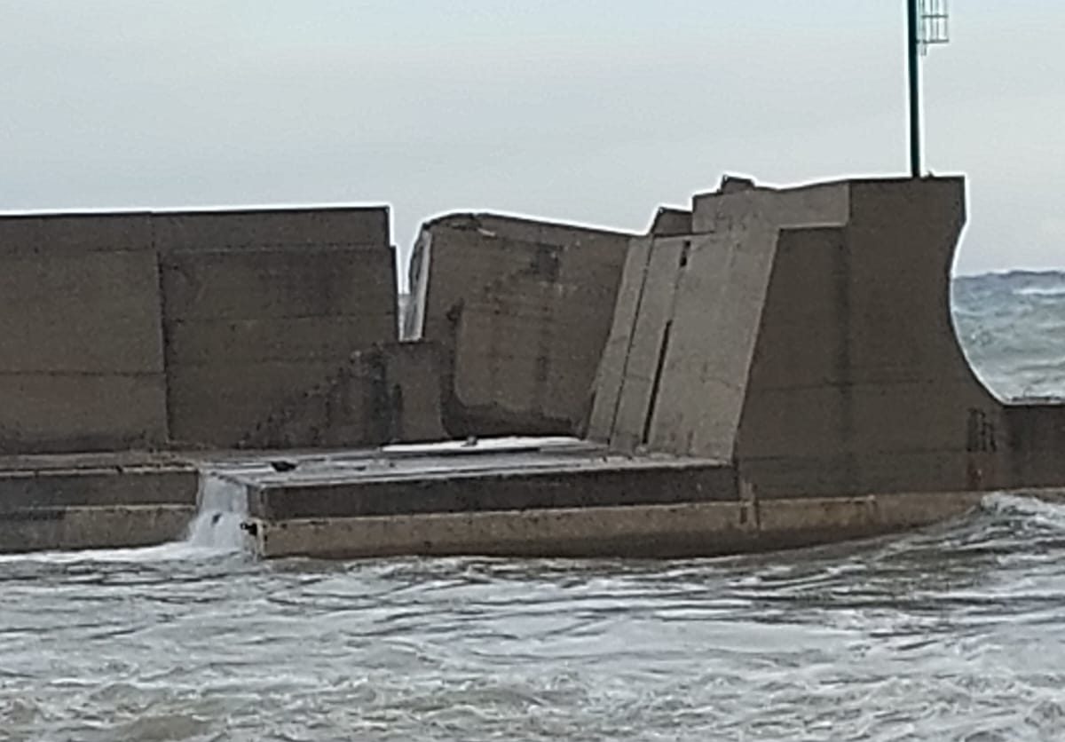 Bagnara, dopo il crollo del muro al porto l’amministrazione conferma: «A breve i lavori»