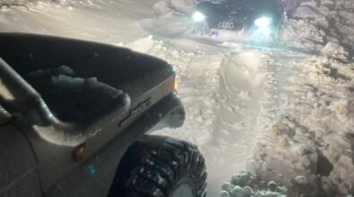 Neve a Gambarie, due ragazzi bloccati in auto soccorsi dai mezzi di “Sinopoli off road”