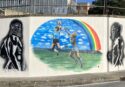 Polistena, completato il murales “rivoluzionario”. Tripodi: «Monito contro la guerra e inno alla pace»