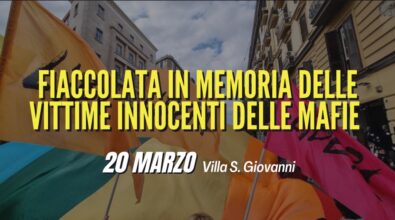 Villa San Giovanni, una fiaccolata per ricordare le vittime della mafia