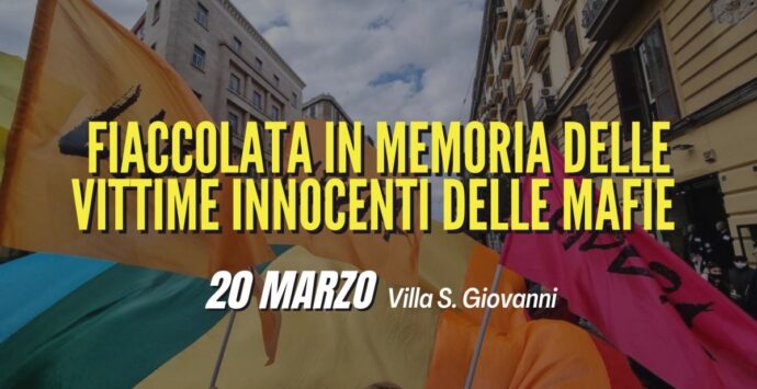 Villa San Giovanni, una fiaccolata per ricordare le vittime della mafia