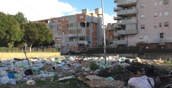 Reggio, rifiuti al Rione Marconi: la pensilina fantasma ancora discarica abusiva – FOTO e VIDEO