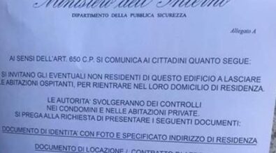 Polizia a Reggio, attenzione al volantino truffa affisso sulle case