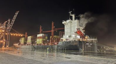 Porto di Gioia Tauro, nella notte incendio sulla nave portacontainer Nordic Anna