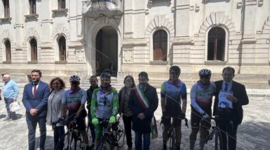 A Reggio termina la pedalata di Giuseppe Iacovelli: «Il trapianto è vita e io ne sono la testimonianza»