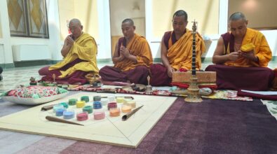 Reggio, a Palazzo Alvaro torna la tradizione del mandala tibetano