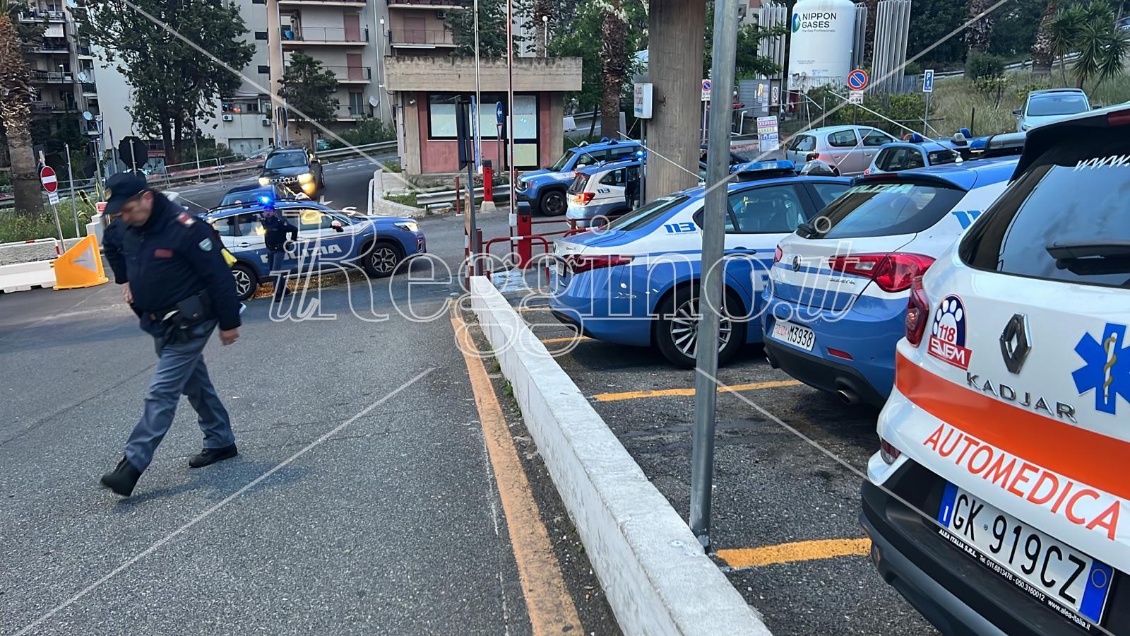 Omicidio a Reggio, la direzione del Gom: «Grazie alla Polizia mantenuta l’attività assistenziale»