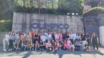 I partecipanti al progetto Reggio Resiliente “I Love Sport” in visita da Papa Francesco