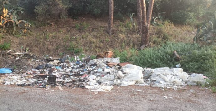 Reggio, la collina di Pentimele sommersa dai rifiuti