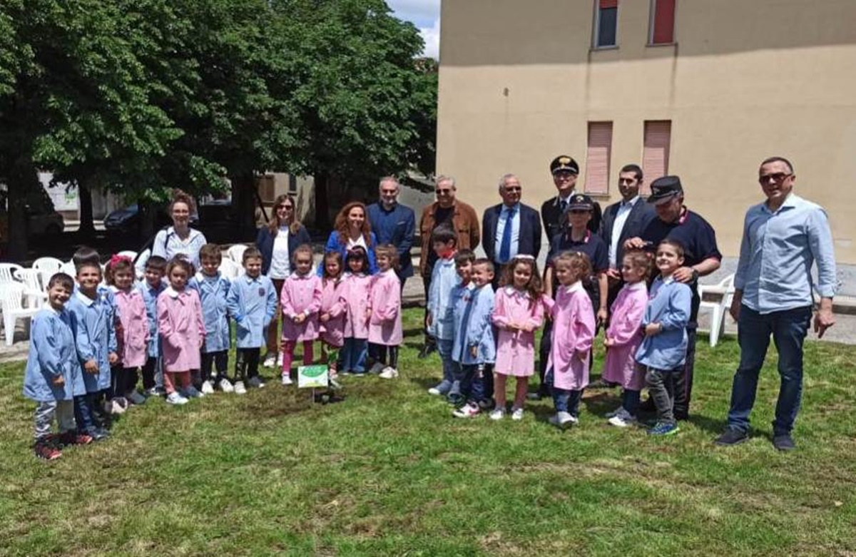 Cittanova, l’Albero di Falcone piantato dai bambini della scuola dell’infanzia “Padre Idà” – FOTOGALLERY