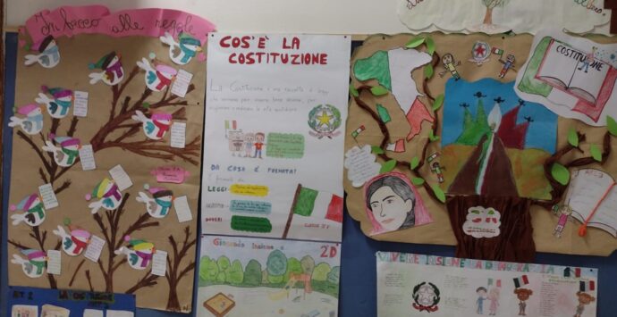 Reggio, alla primaria Carducci la mostra “Viaggiando nel tempo per essere cittadini del mondo”
