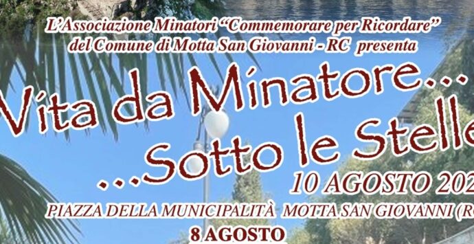 Motta San Giovanni, tutto pronto per la 6° edizione della manifestazione “Vita da Minatore”