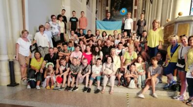 Reggio, in visita un gruppo di bambini ucraini ospitati a Roccella – FOTO