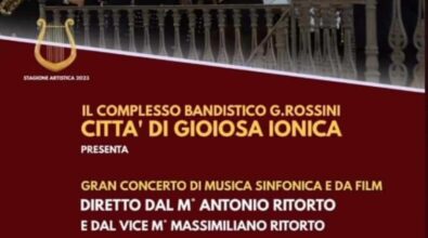 Gioiosa Ionica, concerto del complesso Bandistico “G. Rossini” presenterà in Piazza Plebiscito