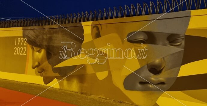 Murales Bronzi di Riace, Princi: «Un’opera nell’opera» – FOTOGALLERY