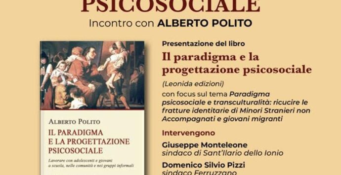 Sant’Ilario dello Ionio, “Paradigma sociale e transculturalità”: incontro con lo psicologo Alberto Polito