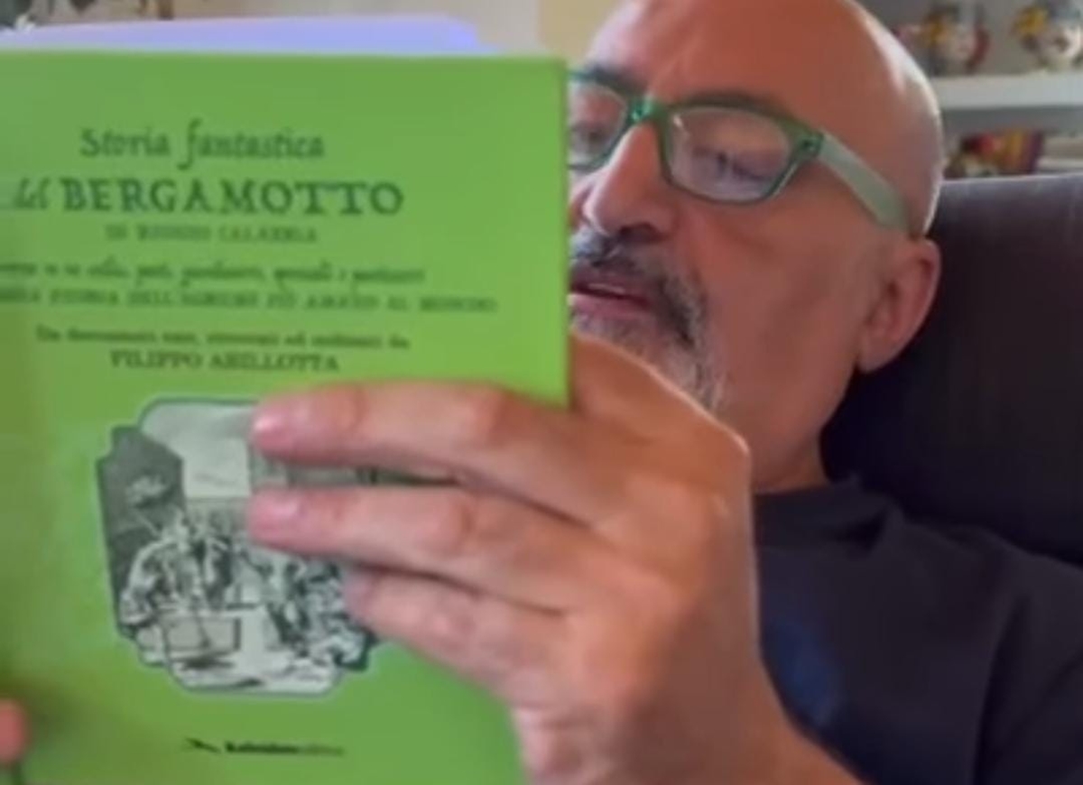 Luca Pappagallo affascinato dalla storia del bergamotto di Reggio Calabria