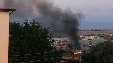 Reggio, a Mortara ennesimo risveglio con fuoco e fumi