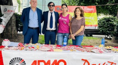 Reggio, a Piazza Italia l’’Associazione Donatori Midollo Osseo presente per sensibilizzare i cittadini