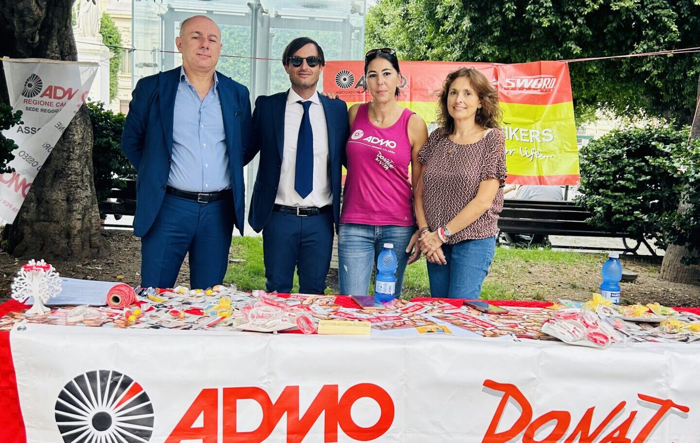 Reggio, a Piazza Italia l’’Associazione Donatori Midollo Osseo presente per sensibilizzare i cittadini