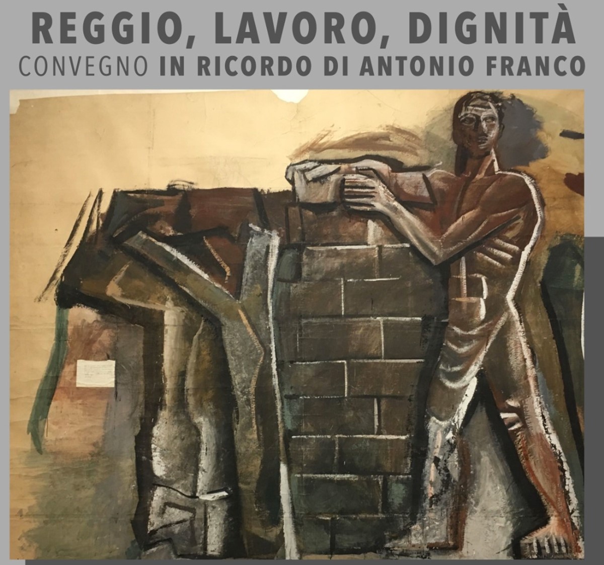 Reggio, convegno in ricordo di Antonio Franco “Reggio, Lavoro, Dignità”
