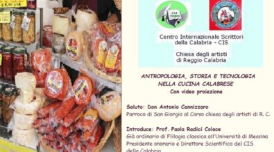Reggio, il cis discute di “Antropologia, storia e tecnologia nella cucina calabrese”
