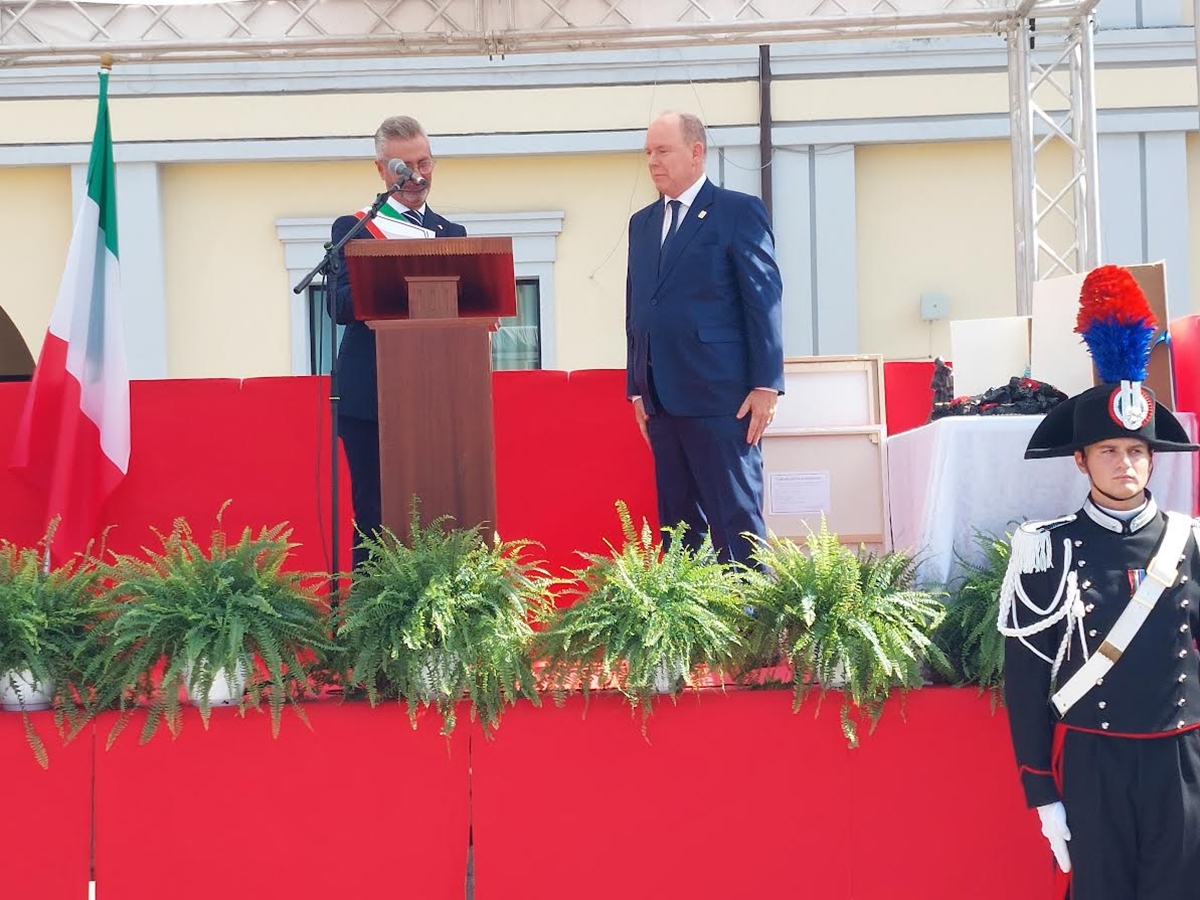 Il principe Alberto di Monaco a Taurianova, Biasi: «La comunità ritrova l’orgoglio dell’appartenenza»